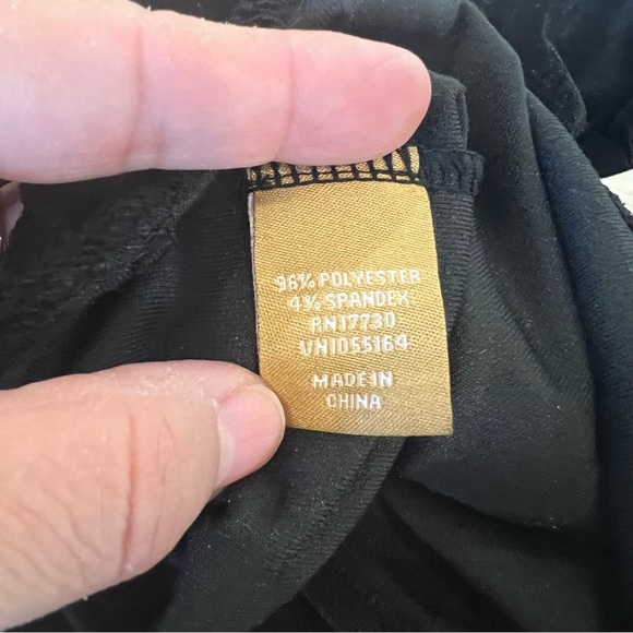 Target Limited Edition Black Velvet Twist Front Sleeveless Dress Size Small - Picture 6 of 7